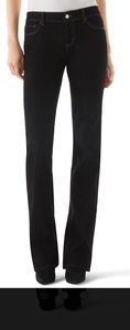 White House Black Market Blanc Boot Leg Black Jeans